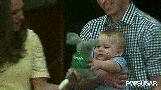 When Prince George Rejected His New Toy