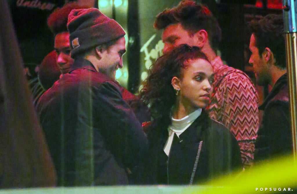 Robert Pattinson and FKA Twigs Kissing in LA