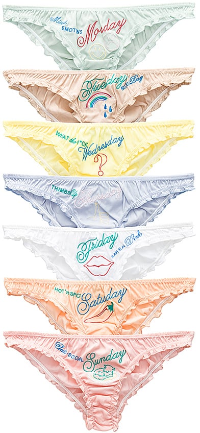Cheeky Undies For Every Day of the Week