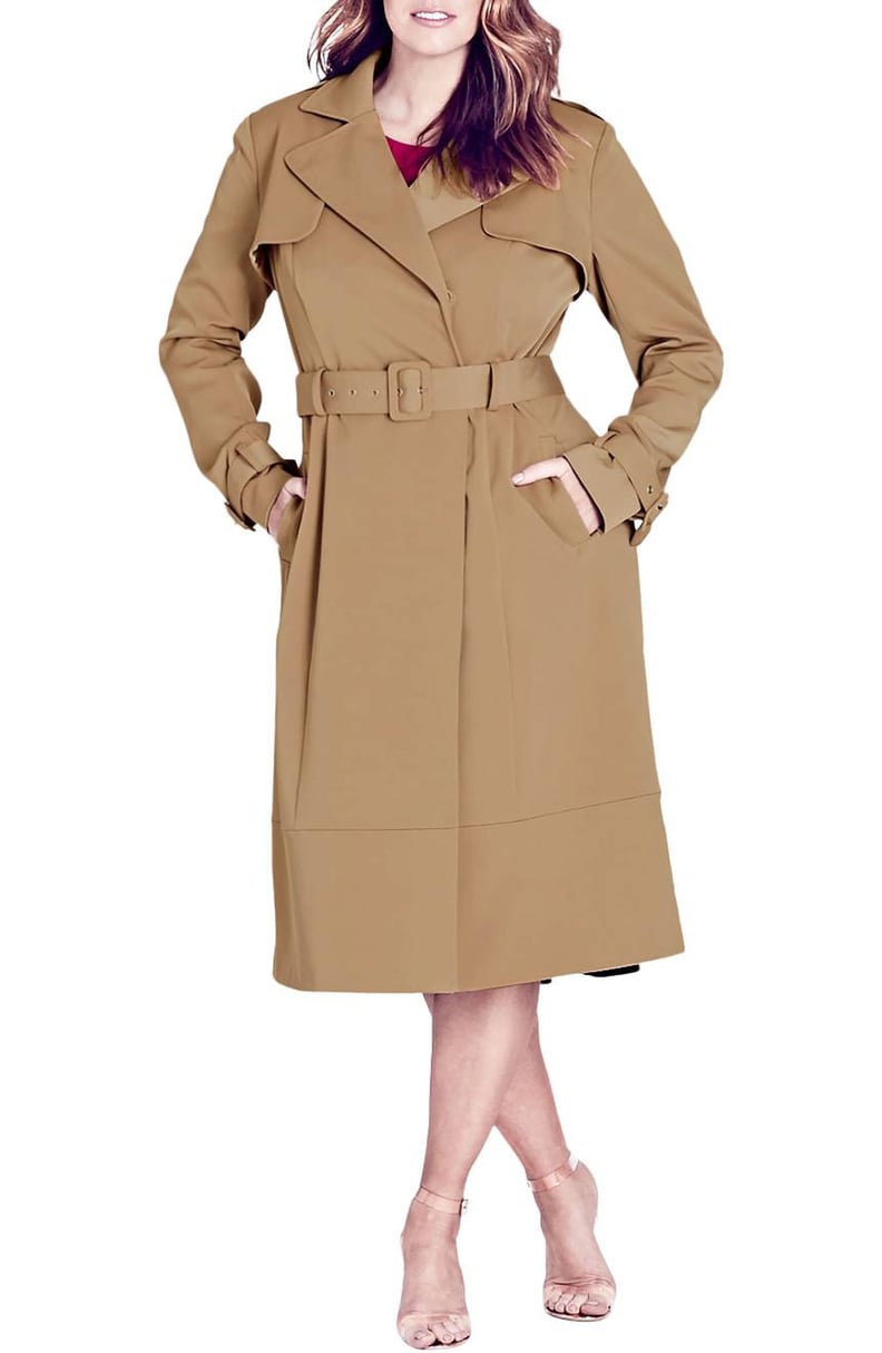 City Chic Classic Trench Coat