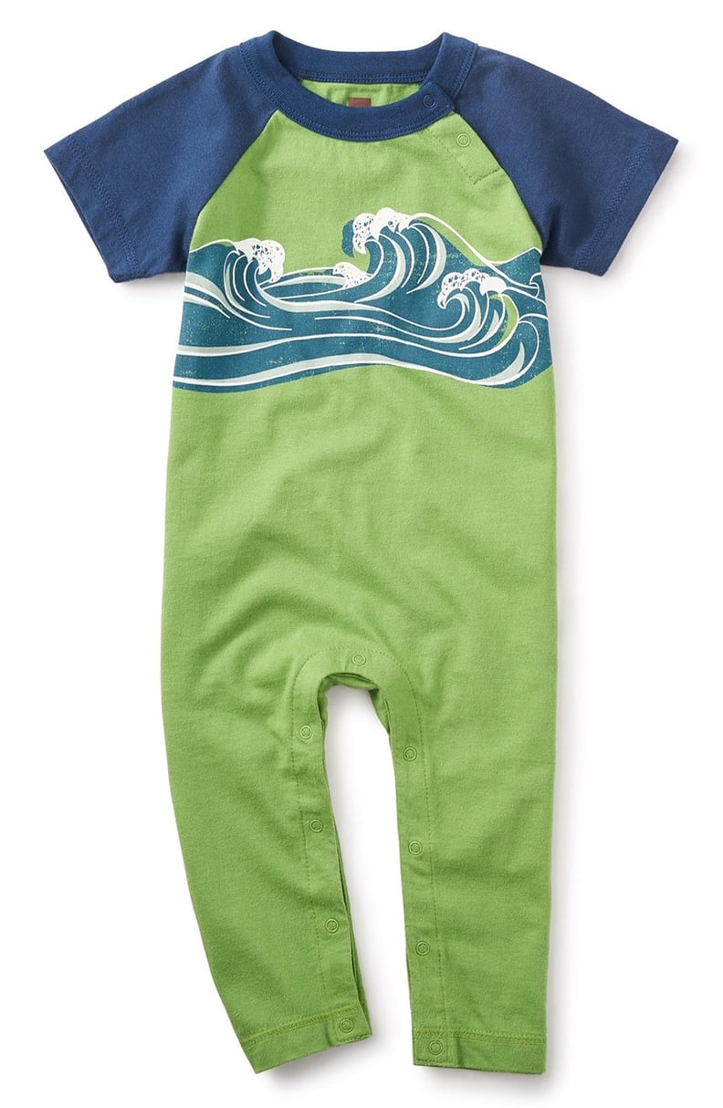 Wave On Graphic Romper