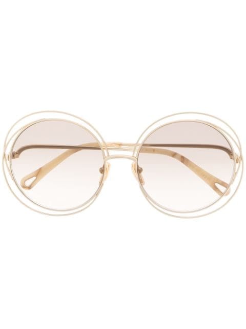 Chloé Oversized Round Frame Sunglasses