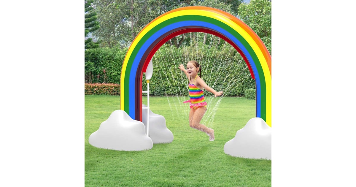 BILLKAQ Inflatable Rainbow Sprinkler The Best Water Toys For Kids