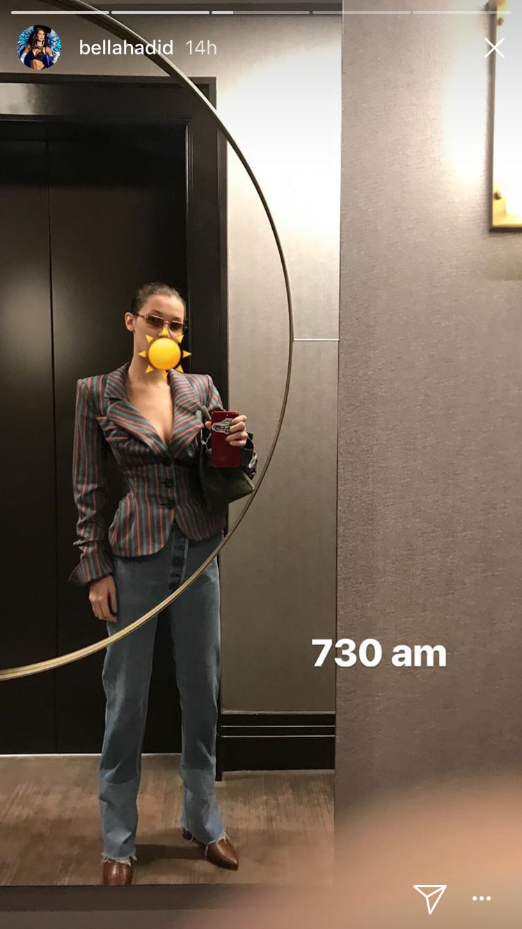 Bella Hadid's Day Started at 7:30 a.m.