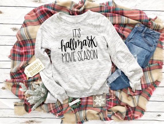 Hallmark movie sale season sweatshirt