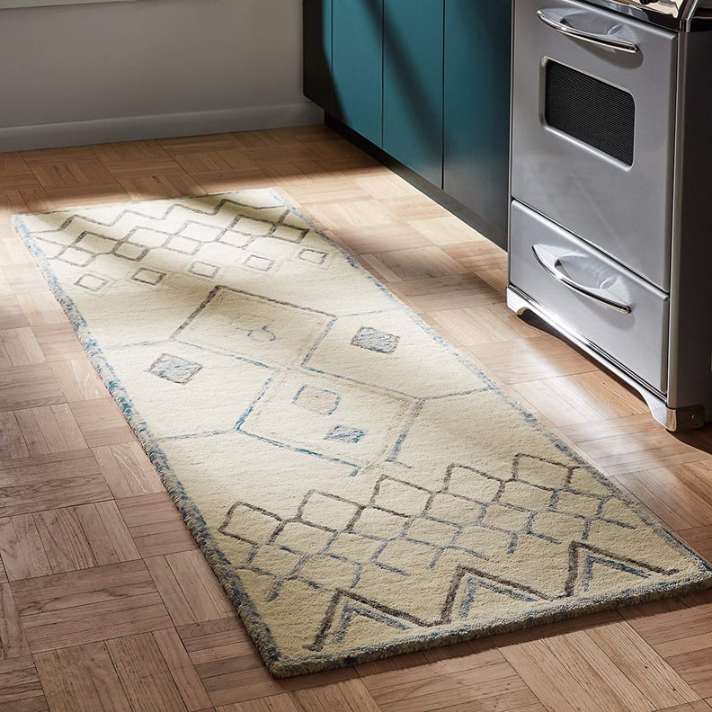 Rivet Geometric Boho Wool Runner Rug