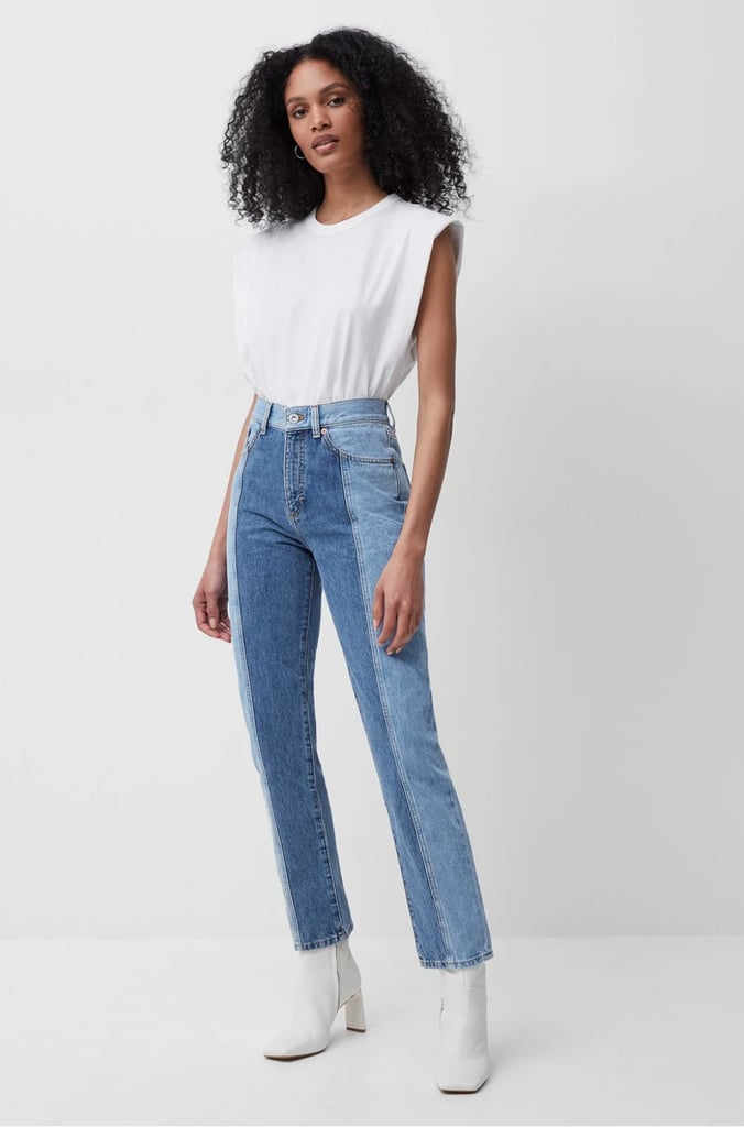 French Connection Palmira Recycled Two Tone Jeans