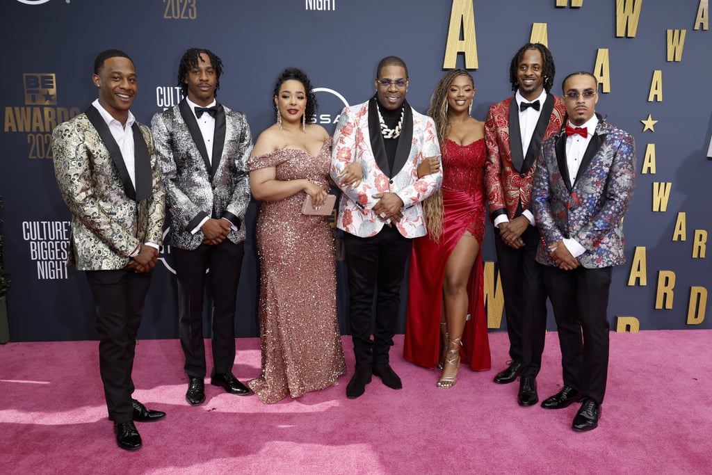 Busta Rhymes and His Kids Walk the BET Awards Red Carpet POPSUGAR
