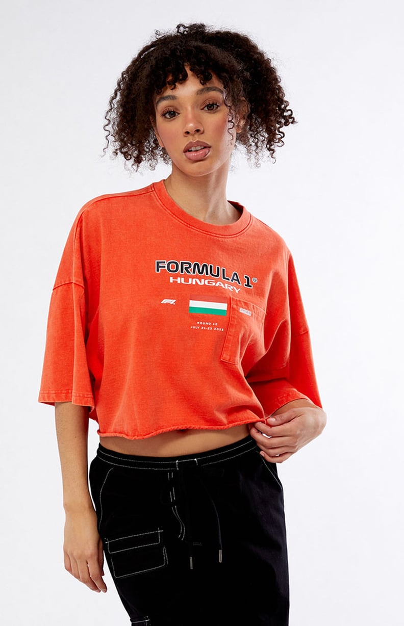 A Hungary Grand Prix-Inspired Cropped T-Shirt