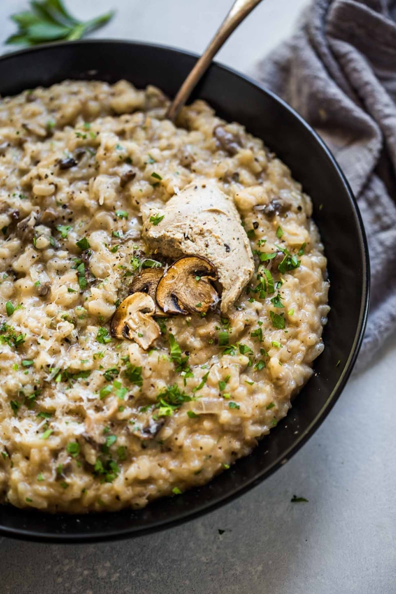 Mushroom Risotto with Truffle Mousse