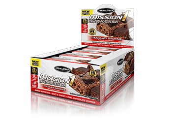 Box of Mission1 Clean Protein Bars