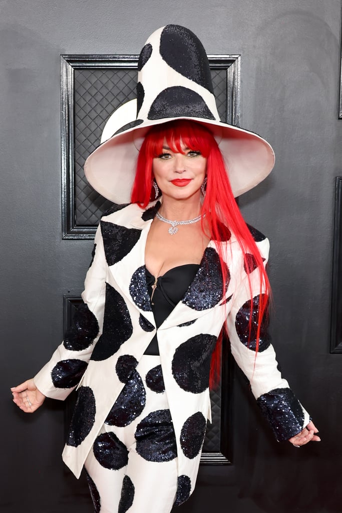 Shania Twain's Red Hair Color at the 2023 Grammys