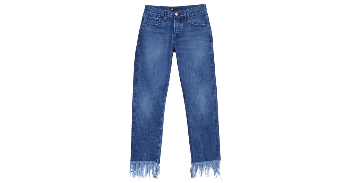 3x1 Crop Fringe Hem Jeans ($295) | Fall Denim Trends 2015 | POPSUGAR ...