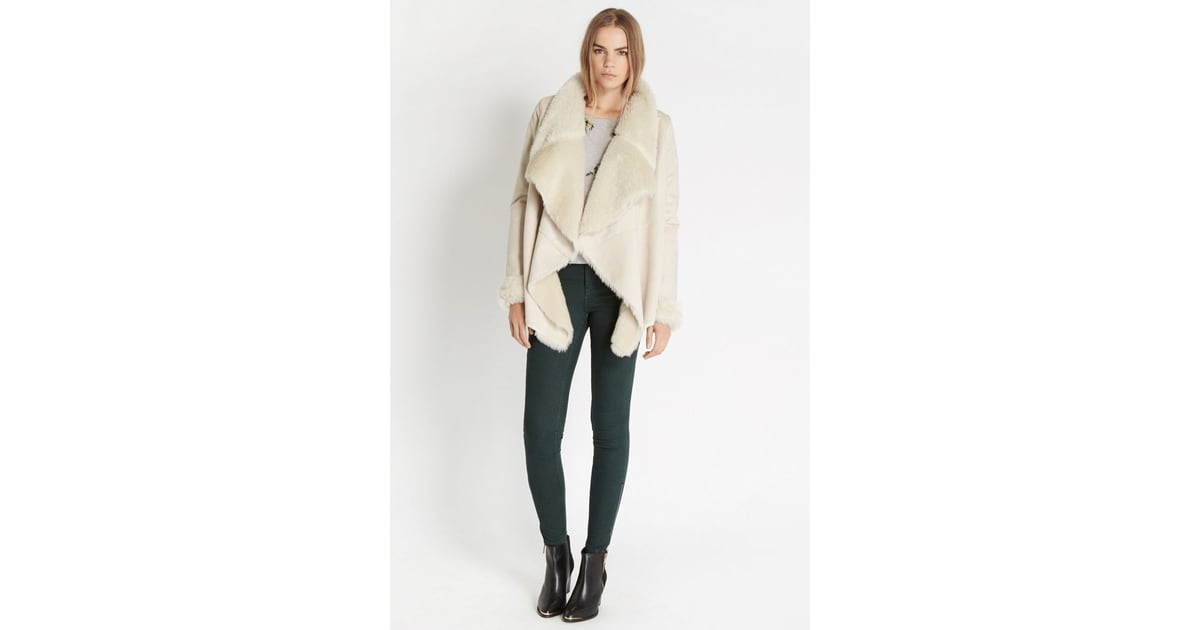Oasis Faux Shearling Drape You Ll Feel Cozy Just Looking At