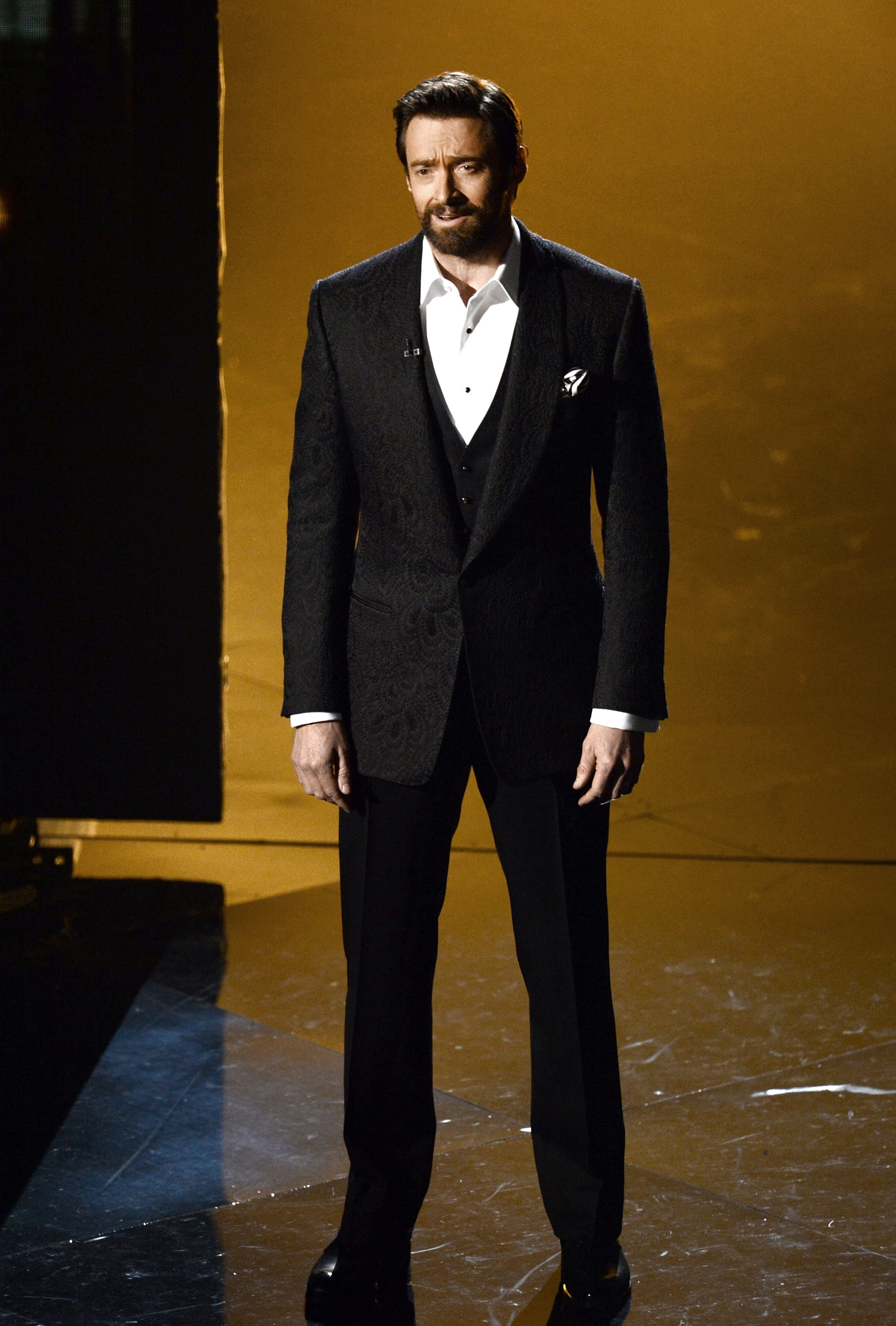 Hugh Jackman Sang With The Les Miserables Cast At The Oscars See All The Pictures Inside The Oscars Popsugar Entertainment Photo 34