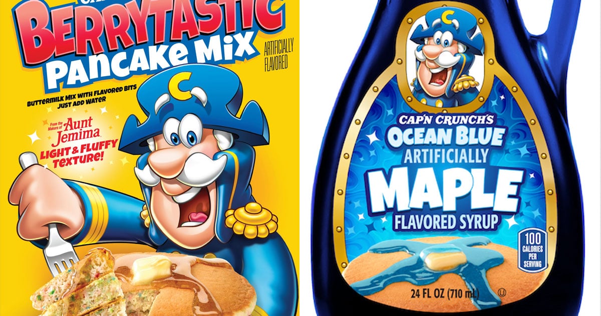 You Can Now Eat Cap'n Crunch Pancakes With Ocean Blue Syrup | POPSUGAR Food