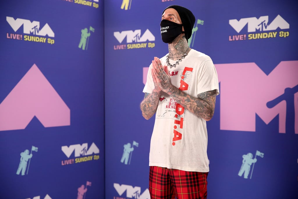 Travis Barker at the 2020 MTV VMAs
