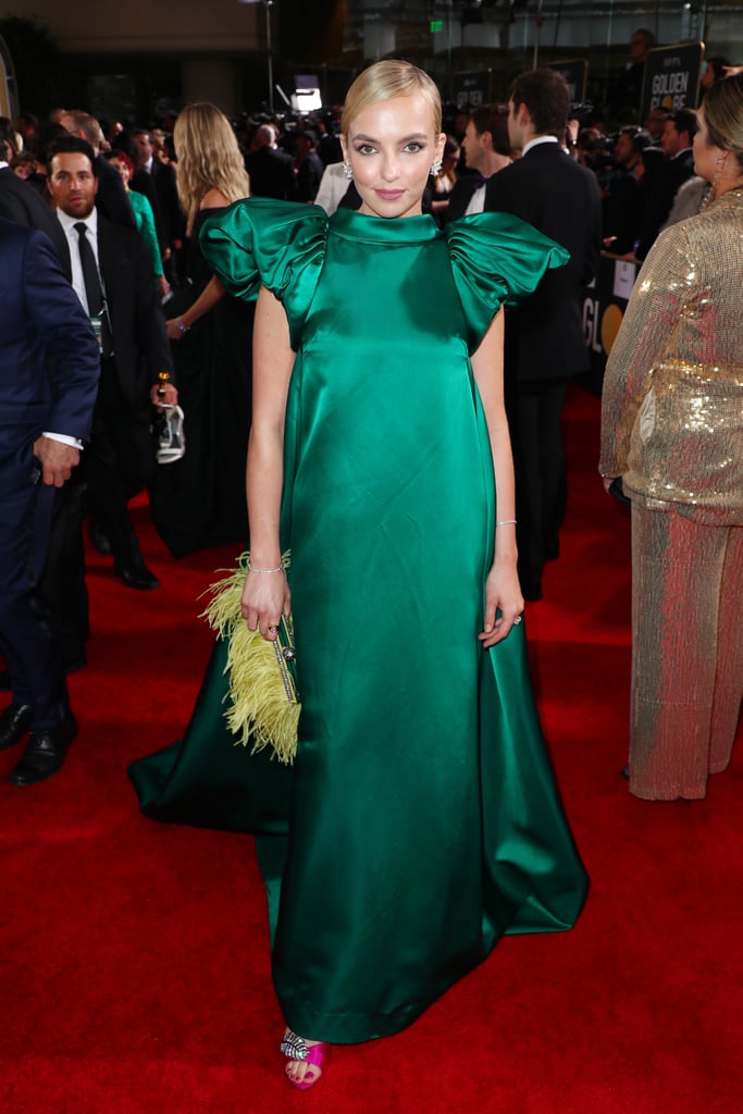 Jodie Comer at the Golden Globes