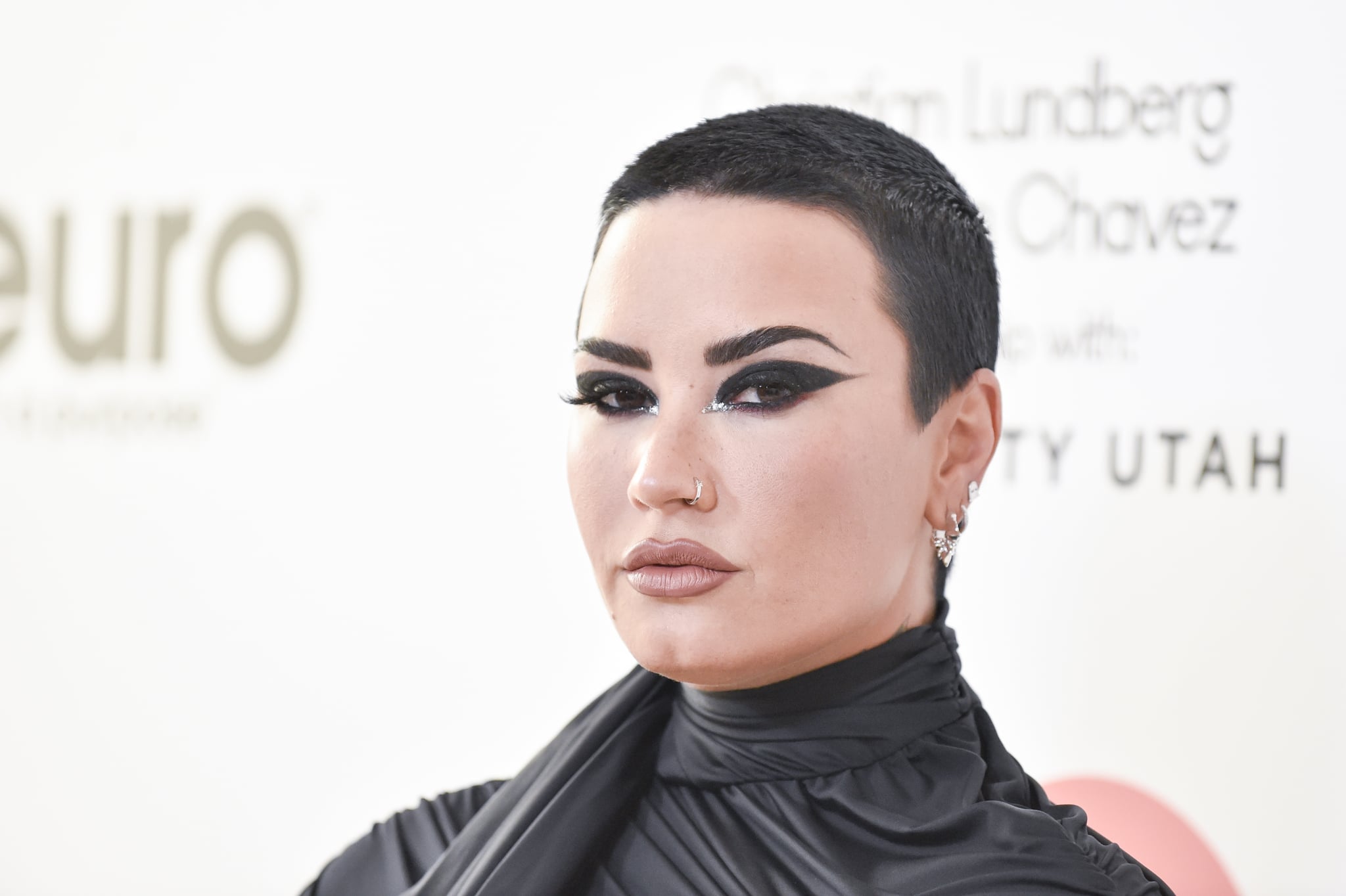 WEST HOLLYWOOD, CALIFORNIA - MARCH 27: Demi Lovato attends Elton John AIDS Foundation's 30th Annual Academy Awards Viewing Party on March 27, 2022 in West Hollywood, California. (Photo by Rodin Eckenroth/WireImage)