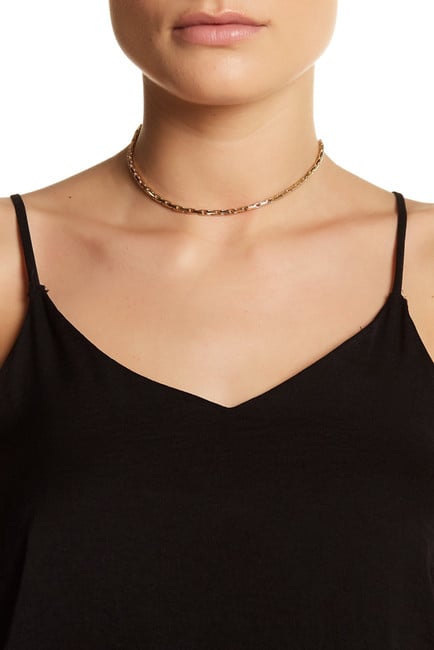 Or opt for a more dainty version like this Nordstrom Chain Link Choker Necklace ($15, originally $28).