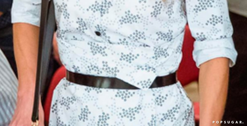 Queen Rania's Belted Shirtdress August 2016