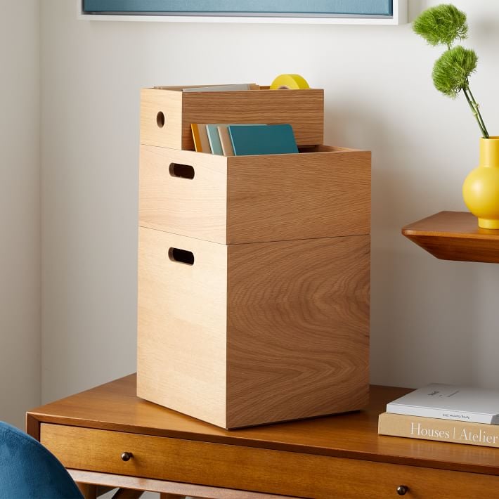 West Elm Jasper Wood Storage Collection