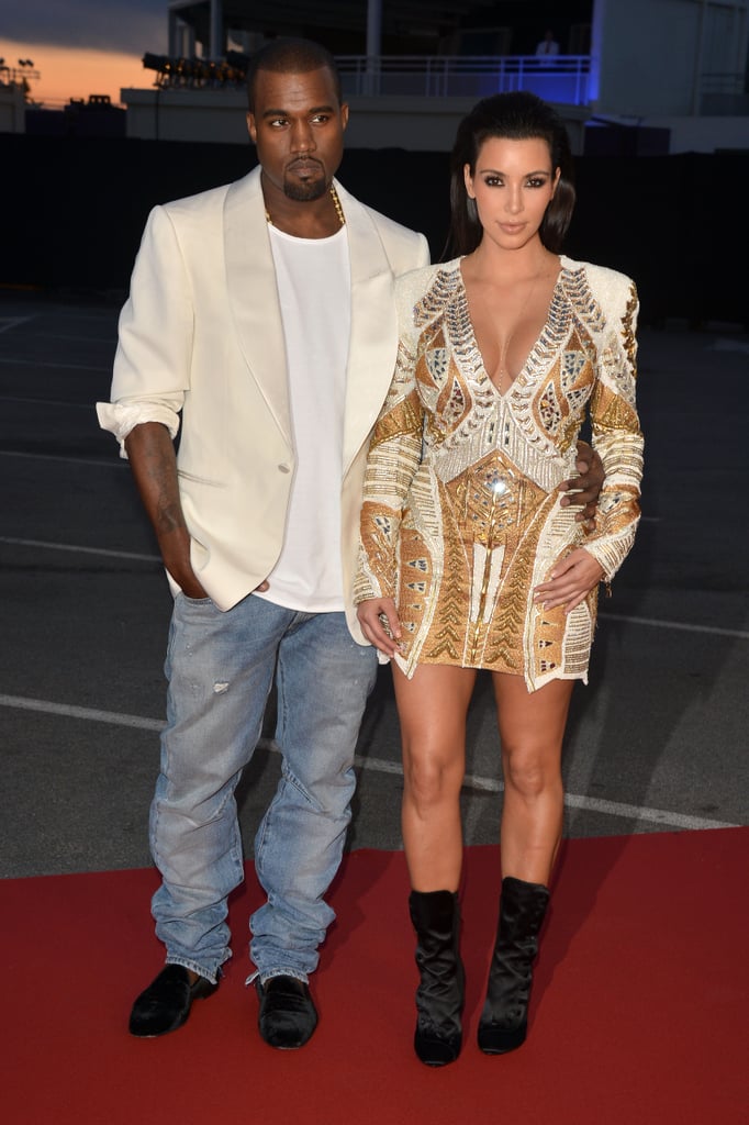 She's been with Kanye for a while.