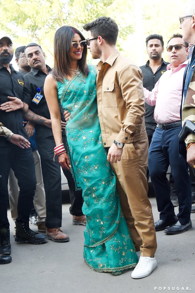 Nick Jonas and Priyanka Chopra Out in India After Wedding