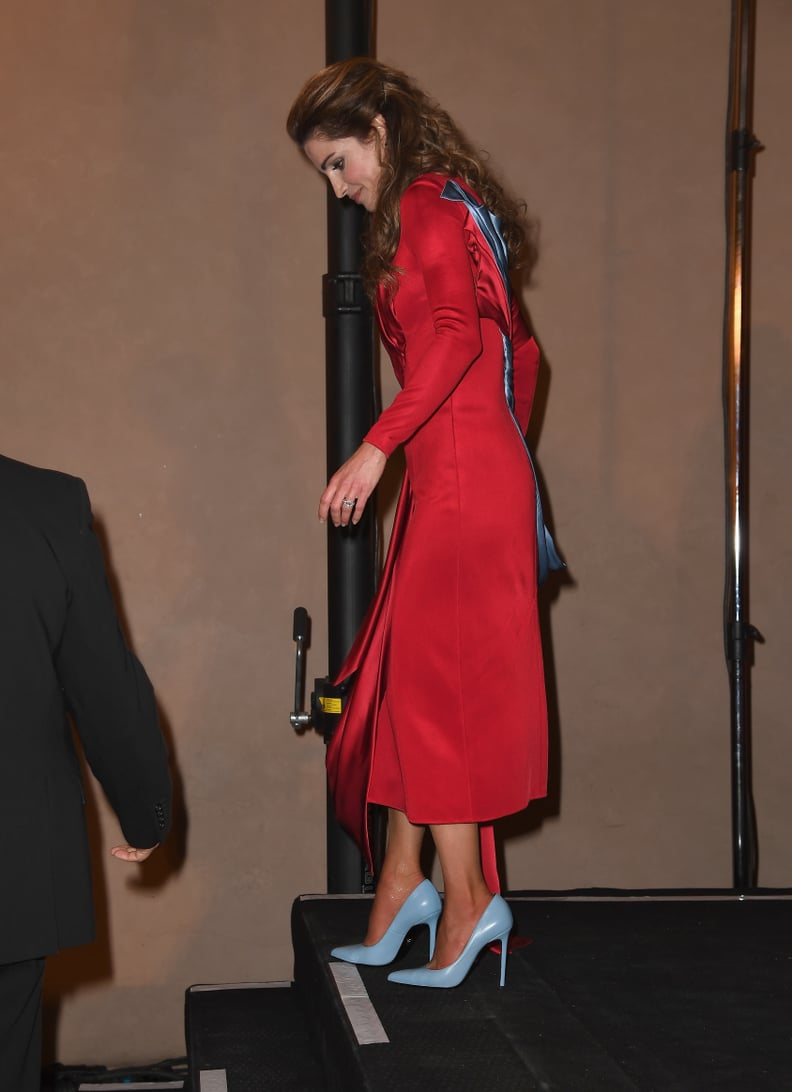 Queen Rania Versace Dress at Celebrity Fight Night 2016 | POPSUGAR Fashion