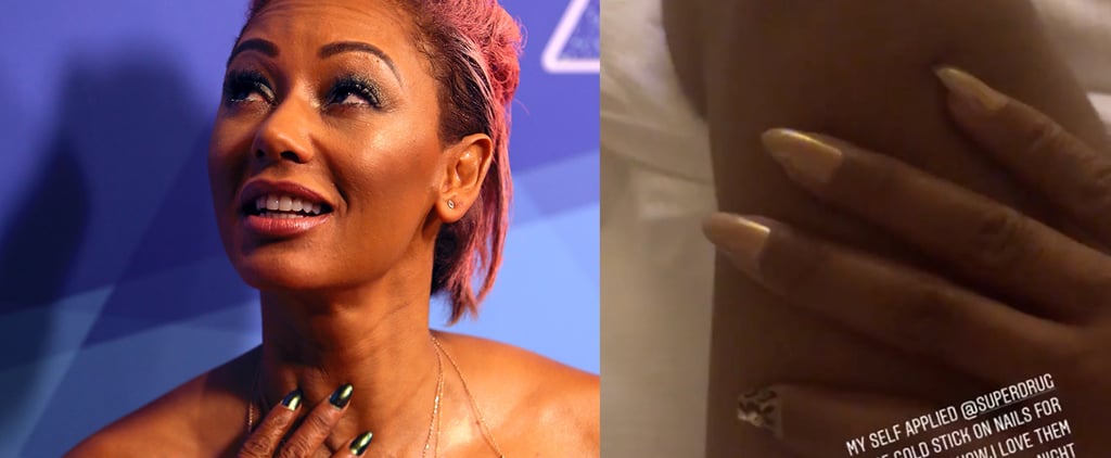 Mel B Wearing Superdrug False Nails During Spice Girls Tour