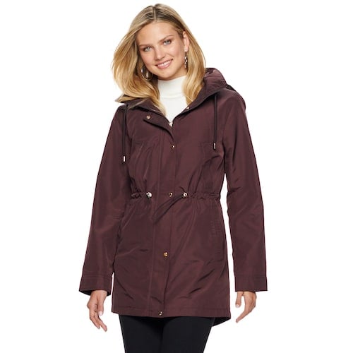 Nine West Hooded Anorak Rain Parka Ciara Is the Face of Nine