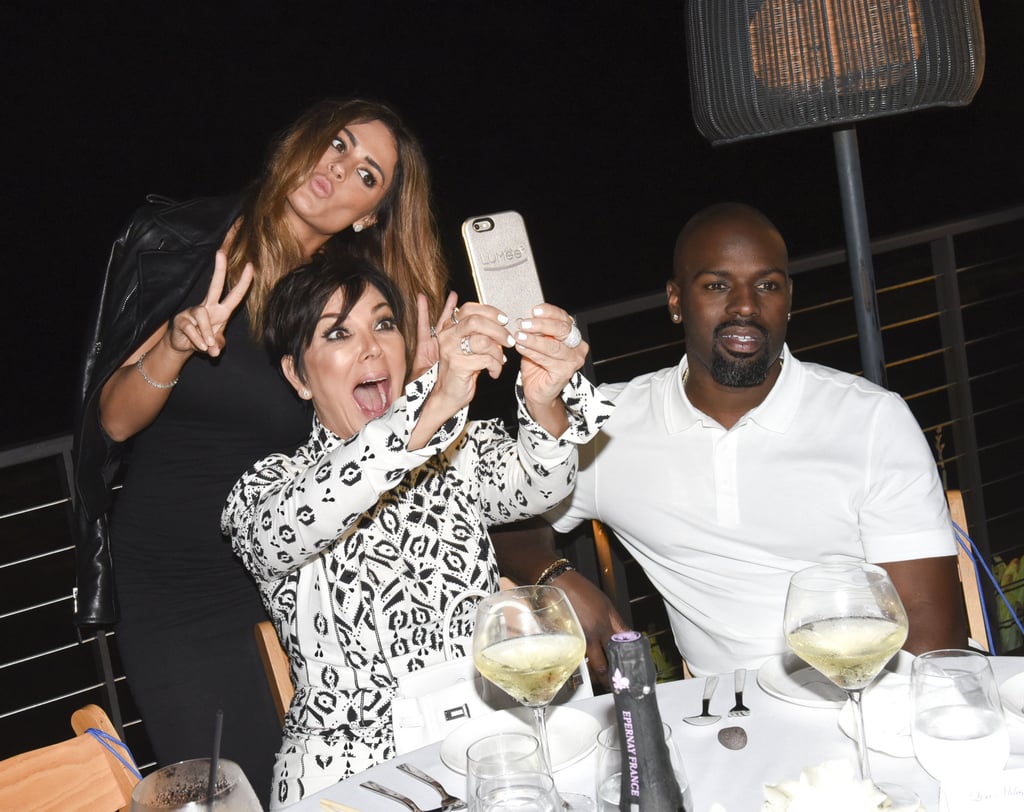 Kardashians Celebrate Kris Jenner's Haute Living Cover 2015