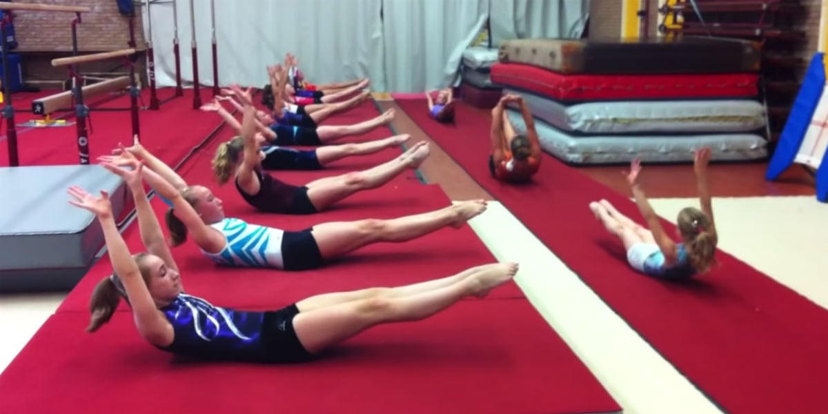 Gymnastics Ab Routine to Beyonce POPSUGAR Fitness