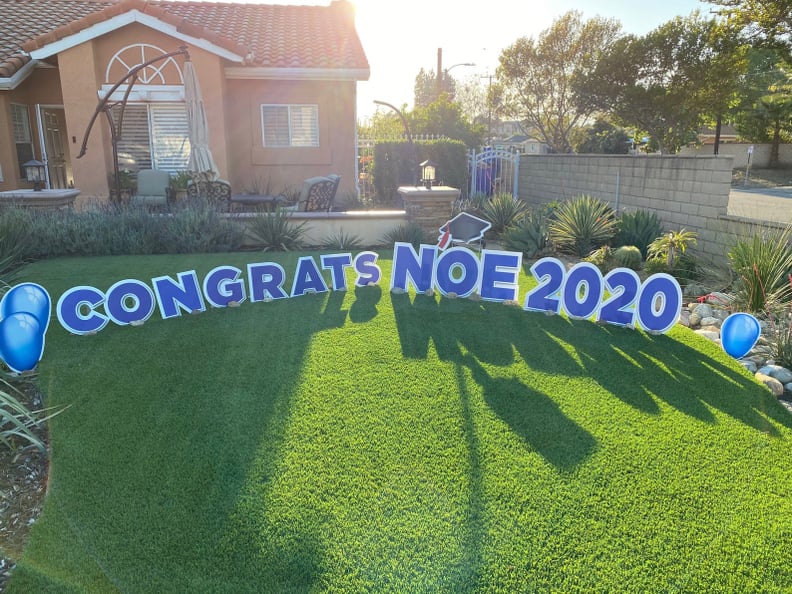 "Congrats" Graduation Yard Sign