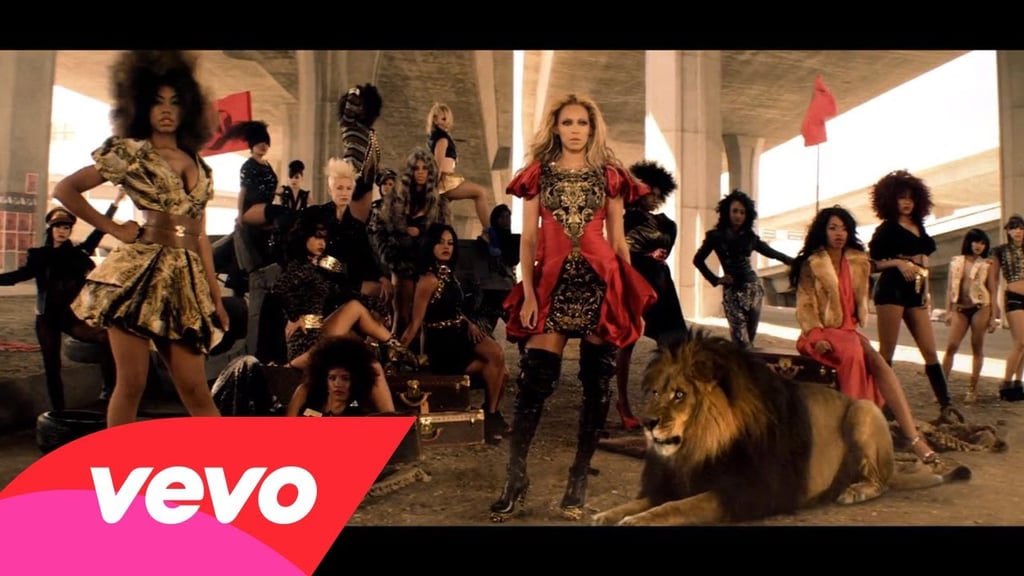 Beyoncé in Gareth Pugh for the "Run the World (Girls)" video (2011)