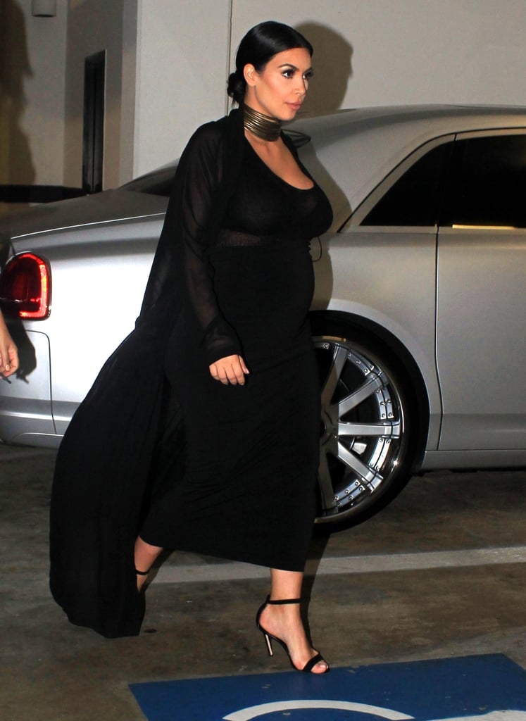 Kim Kardashian's Baby Bump in LA August 2015 | Pictures