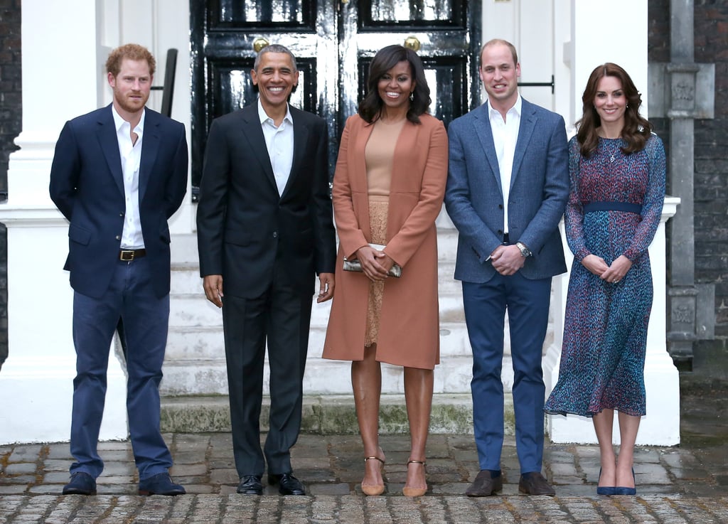 Michelle Obama and Kate Middleton at Kensington Palace | POPSUGAR ...
