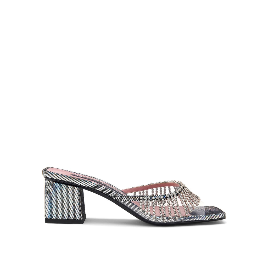 Les Petits Joueurs Zahir Crystal Chain Shoes