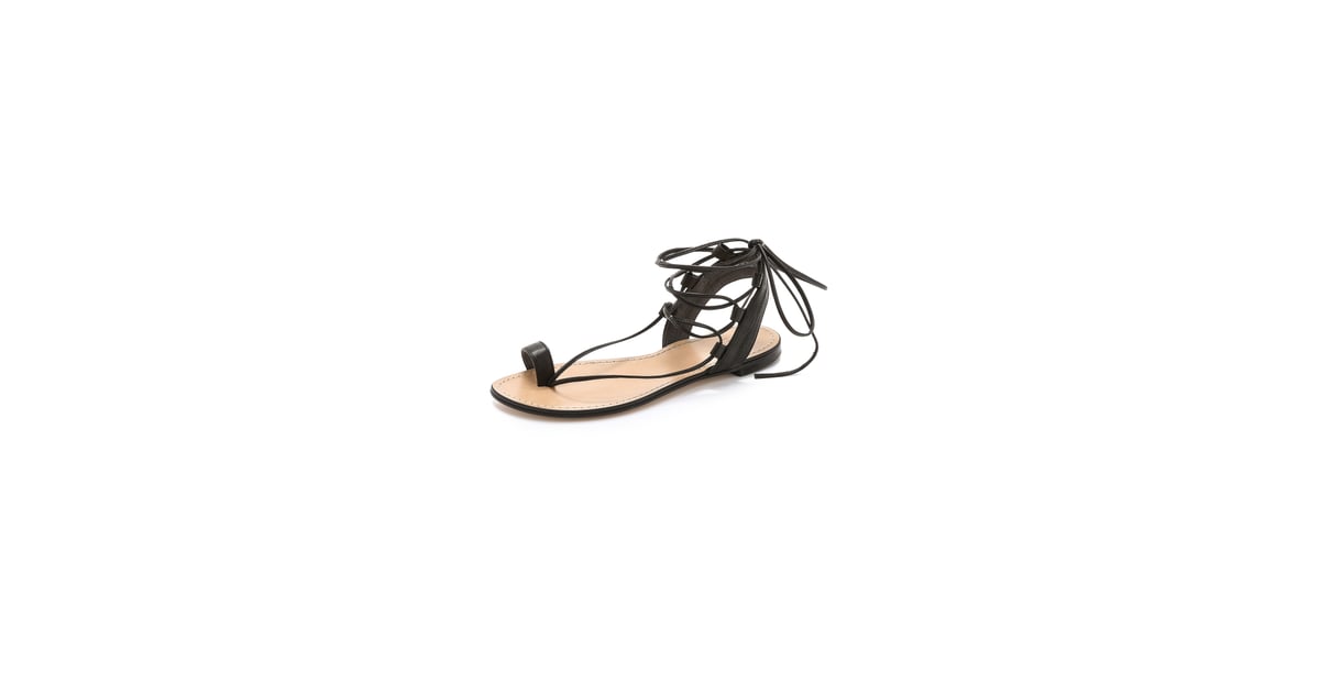 Stuart Weitzman Lasso Flat Sandals | Best Flat Sandals For Summer ...