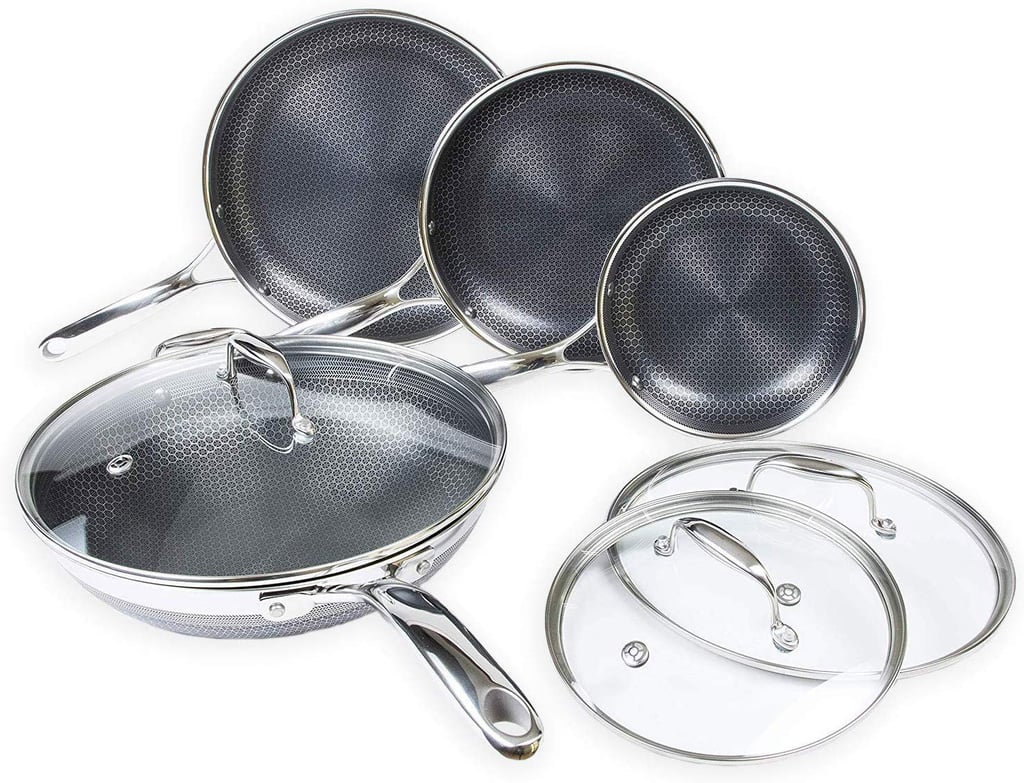 Hexclad Hybrid Nonstick Cookware 7-Piece Set