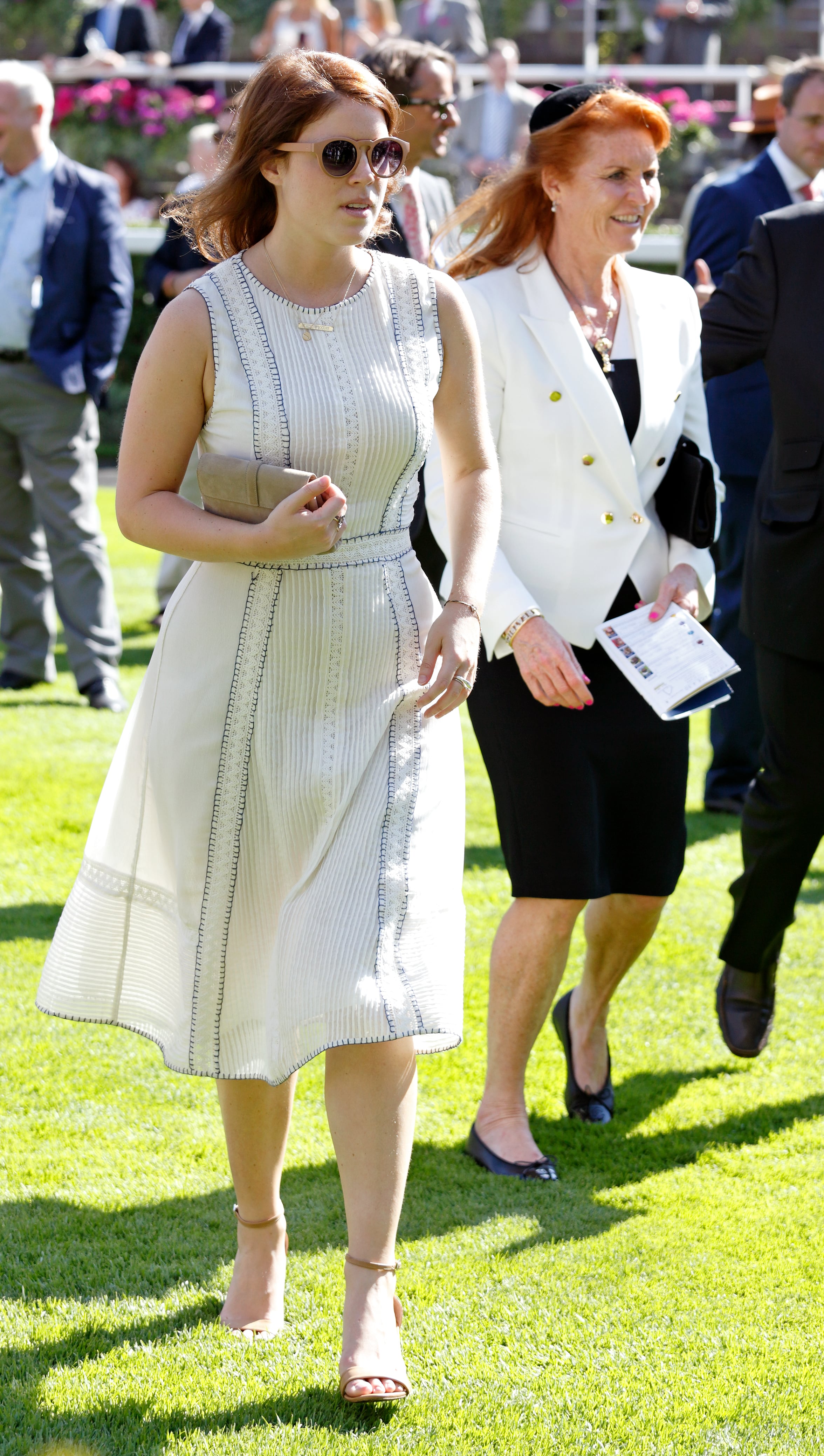 princess eugenie's breezy white summer dress showcases effortless style Princess Eugenie's Wimbledon-ready outfit is everywhere this summer - shop  the royal-approved white lace dresses perfect for events