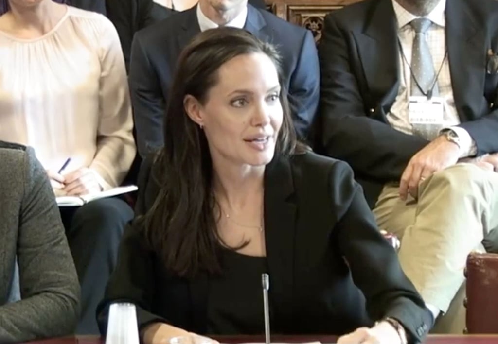 Angelina Jolie at the House of Lords September 2015