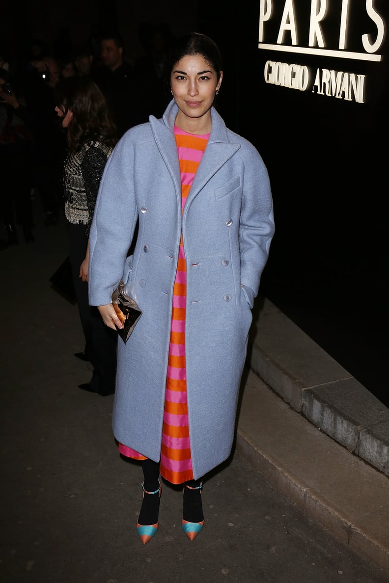 Caroline Issa at the Spring 2014 Armani Privé Runway Show