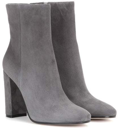 Gianvito Rossi Suede Ankle Boots