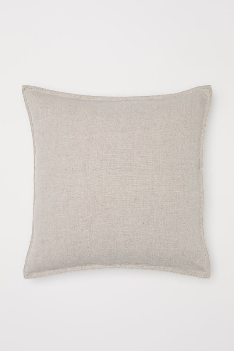A Linen Pillow: H&M Washed Linen Cushion Cover