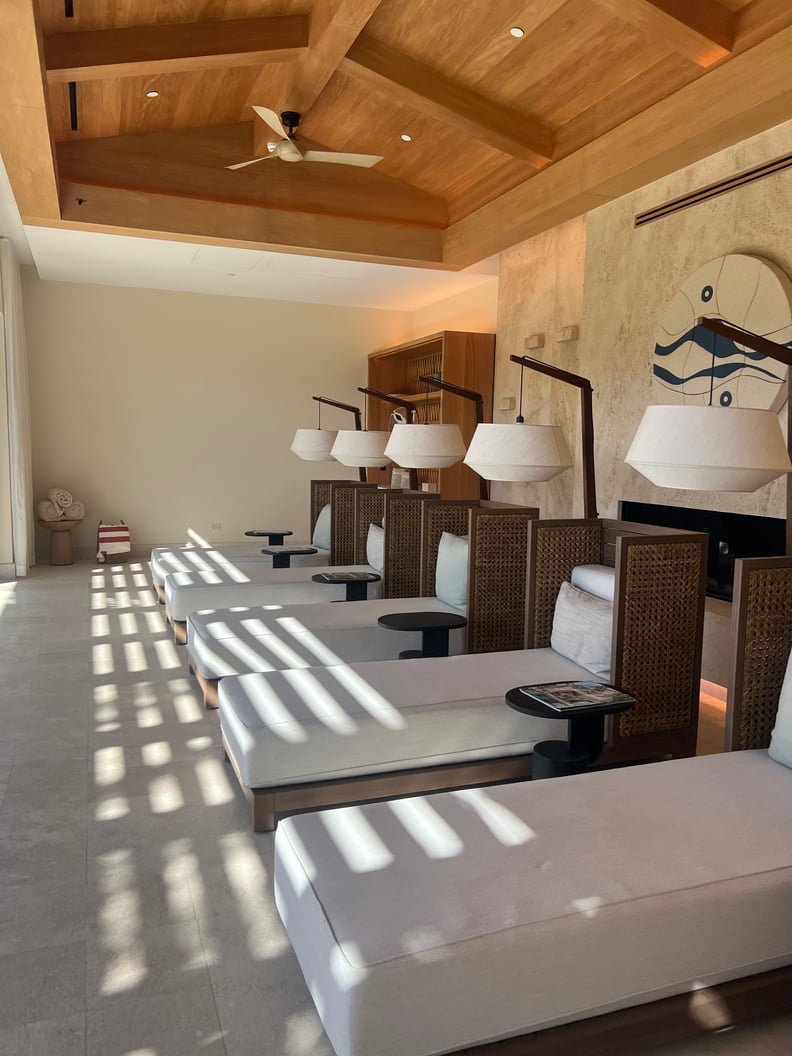 reclining chairs at the Four Seasons Cabo Del Sol spa