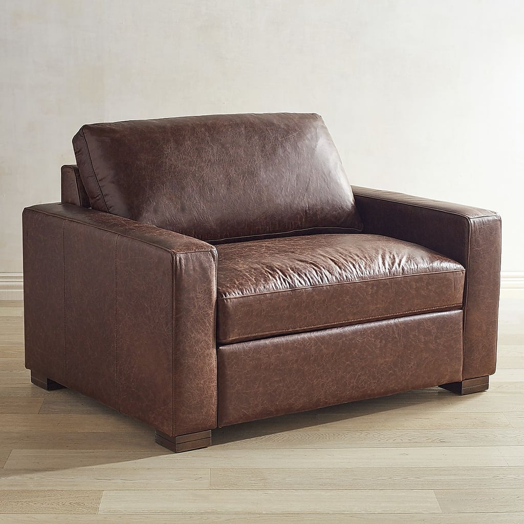 Southern Sown Leather Chair and a Half ($2,000)