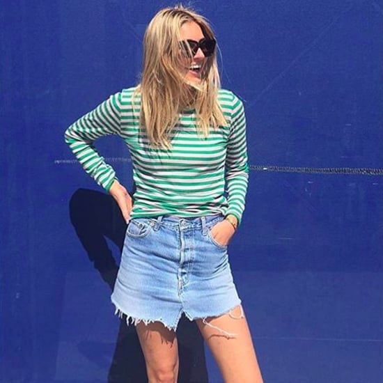 How to Wear a Denim Skirt