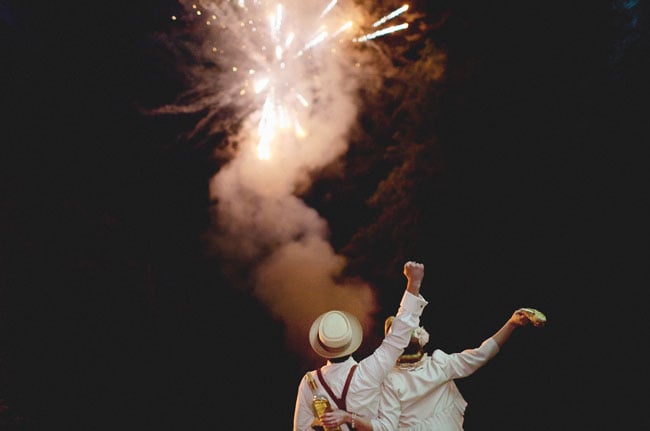 A Tennessee outdoor big day had a sparkling finish with a fireworks display.