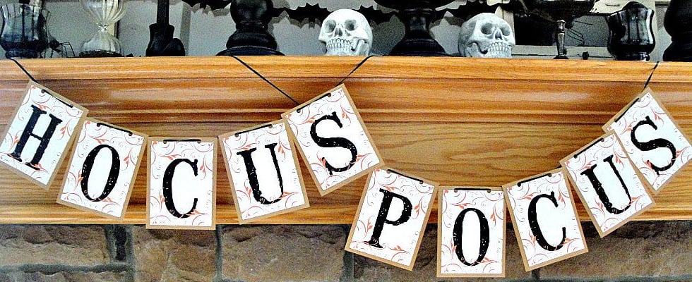 Hocus Pocus Halloween Decor